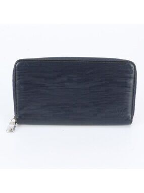 Louis Vuitton Epi Zippy Organizer NM Blue Marine Wallet Zip Around